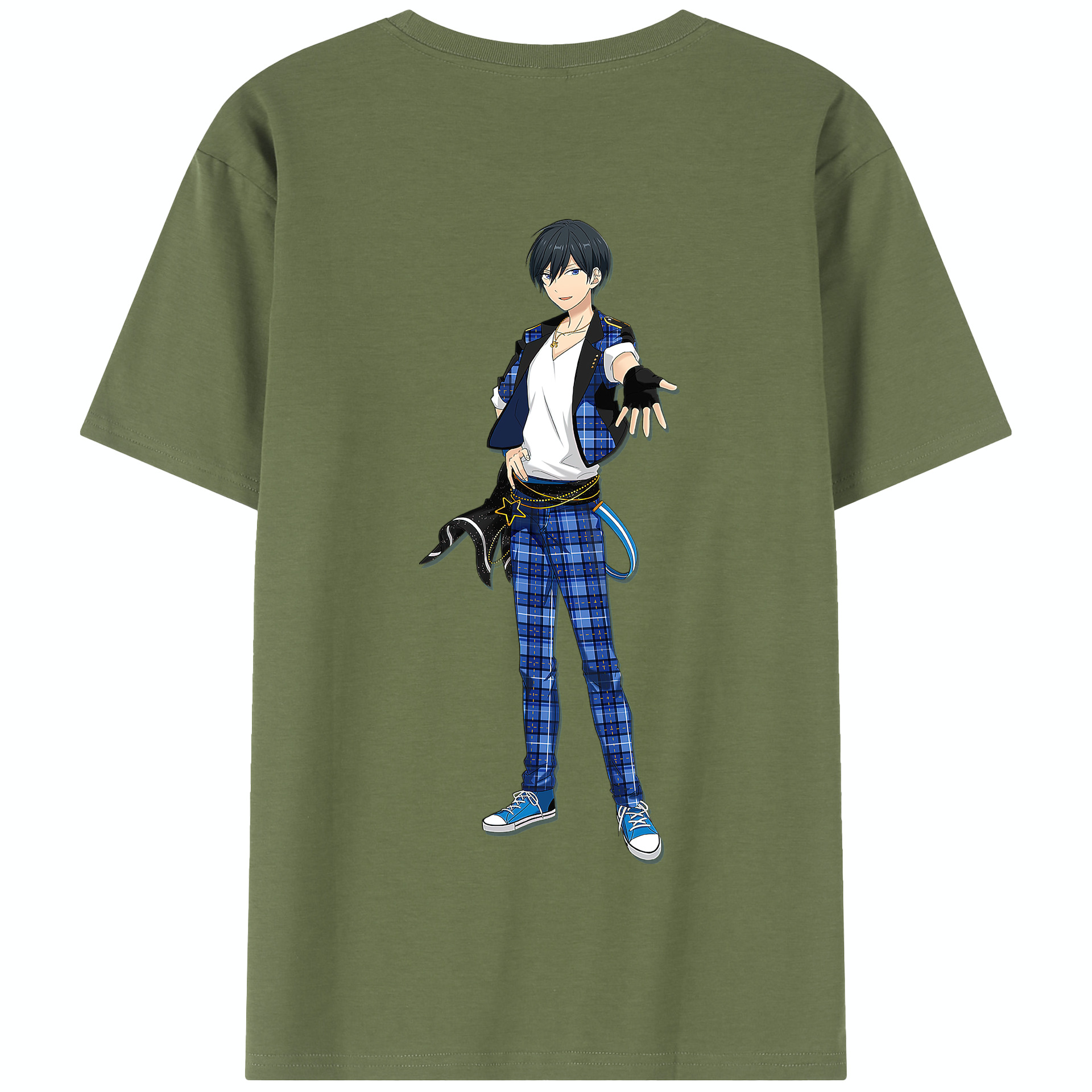 （画像用） あんさんぶるスターズ! Ensemble Stars 綿100％半袖Tシャツ（背面プリント）